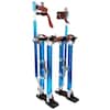 IN WHICH BAY Drywall Stilts Walking Taping Professional Aluminum Tool Stilt 24"-40" For Sheetrock Painting Or Cleaning(Blue - View #4