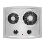 21 in. Smooth Coil Electric Cooktop in Stainless Steel with 2 Elements:RCS2012RS