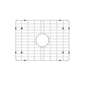 19.7 in. L x 14.75 in. W Stainless Steel Bottom Grid