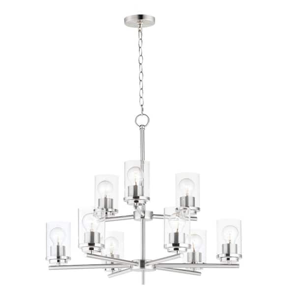 Maxim Lighting Corona 9-Light Gray Chandelier