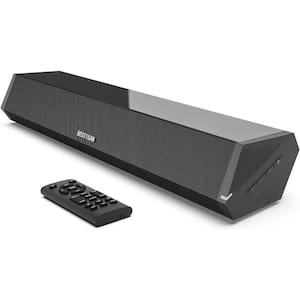 16 in. 2.0 Channel Small Soundbar for TV, Sound Bar with Depths Surround Sound Speakers for TV Works