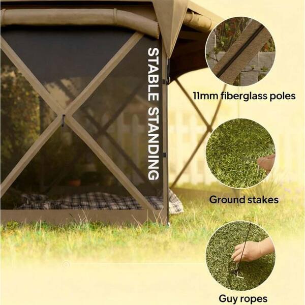 11 ft. x 11 ft. Outdoor Portable Pop Up Gazebo Tent with Removable