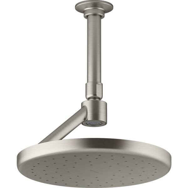 KOHLER Statement 1-Spray Patterns with 1.75 GPM 8.875 in. Ceiling Mount Fixed Shower Head in Polished Chrome