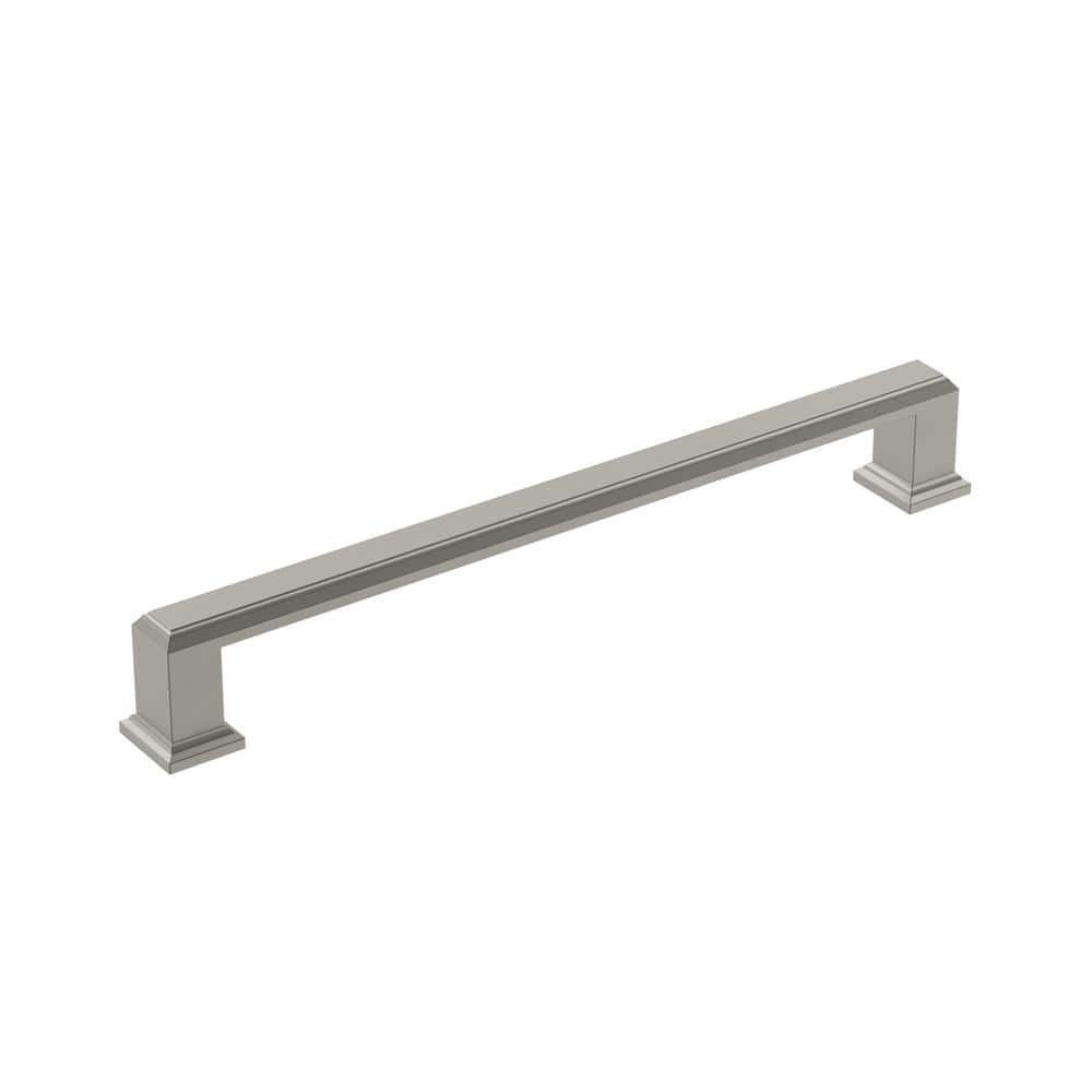 Appoint 7-9/16 in. (192mm) Traditional Satin Nickel Bar Cabinet Pull