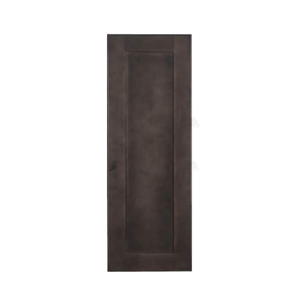 LIFEART CABINETRY Lancaster Shaker Assembled 21 in. x 42 in. x 12 in. 1 Door Wall Cabinet with 3 Shelves in Vintage Charcoal