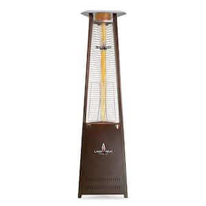 92 in. 56,000 BTU Heritage Bronze Pyramid Flame Liquid Propane Patio Heater