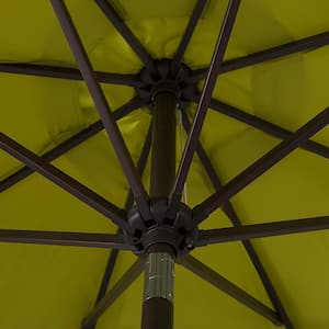 Tristen 9 ft. Aluminum Tilt Patio Umbrella in Lime Green