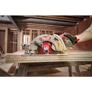 M18 FUEL 18V Lithium-Ion Brushless Cordless 10 in. Dual Bevel Miter Saw and Circular Saw with (2) 8.0 Ah Batteries