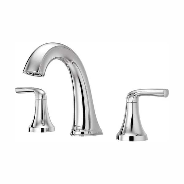 Pfister Ladera 8 in. Widespread 2-Handle Bathroom Faucet in Polished Chrome