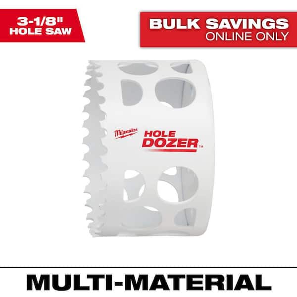 Milwaukee 3-1/8 in. Hole Dozer Bi-Metal Hole Saw