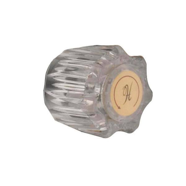 Glacier Bay Aragon Bathroom Or Kitchen Faucet Handle – Acrylic Knob Replacement (Single Hole)
