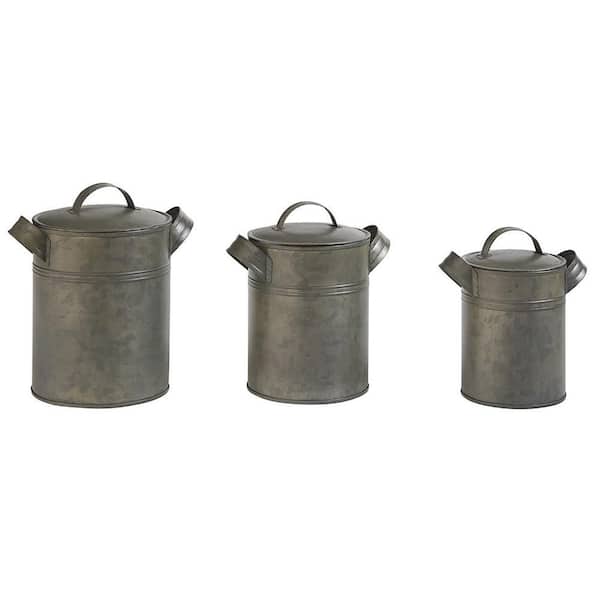 Park Designs Vintage Metal Canister Set 8599-973 - The Home Depot