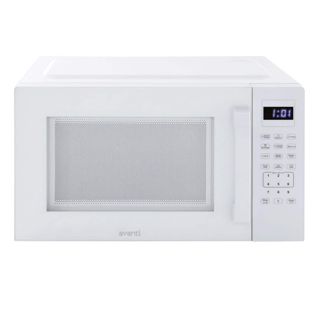 Avanti 1.5 cu ft White Countertop Microwave with Timer