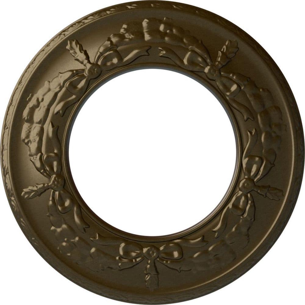 "13-1/4"" x 7-1/8"" ID x 7/8"" Salem Urethane Ceiling Medallion (Fits Canopies upto 7-1/8""), Brass" price history on PriceWatchPro