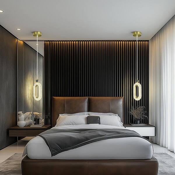 ZHLWIN Home Lighting ‎6-Watt 2-Lights Gold Dimmable Integrated LED