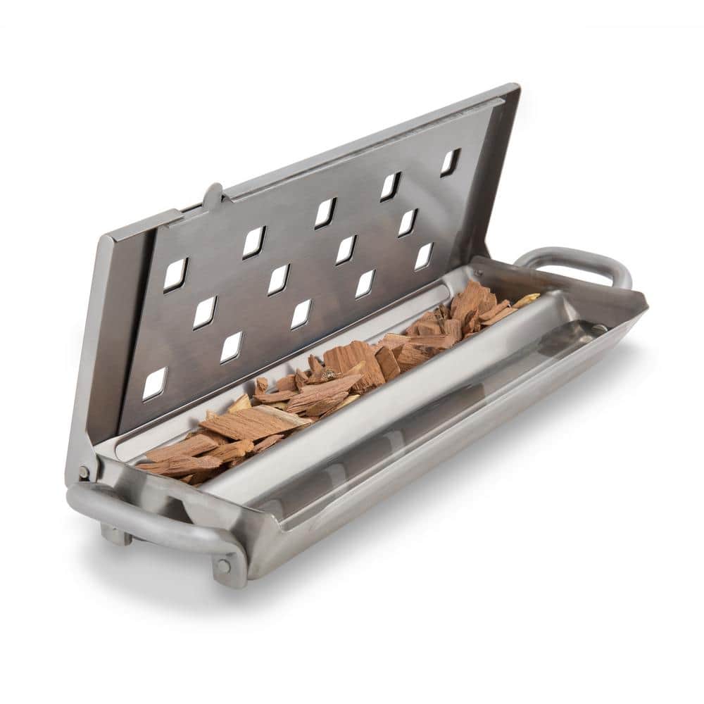 Premium Stainless Steel Dual Chamber Smoker Box