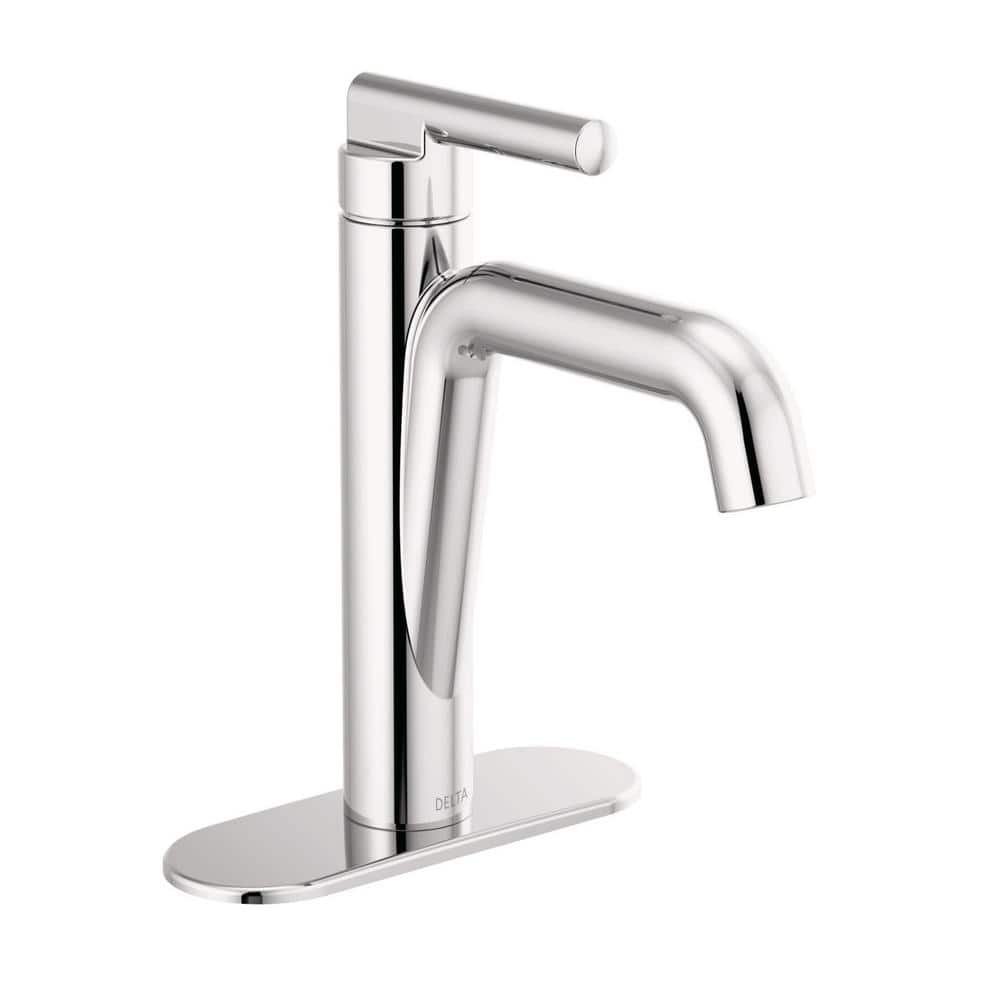 Nicoli Chrome Single Handle Bathroom Faucet with Drain Assembly