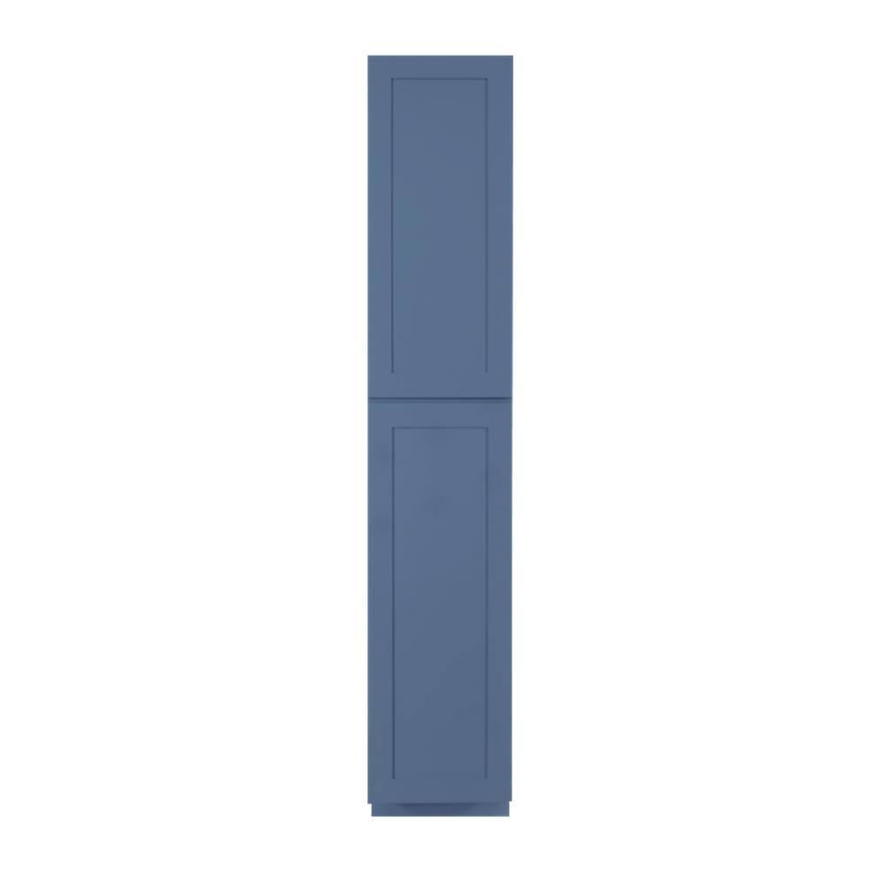 Lancaster Blue Plywood Shaker Stock Assembled Tall Pantry Kitchen Cabinet 18 in. W x 96 in. D H x 27 in. D price history on PriceWatchPro