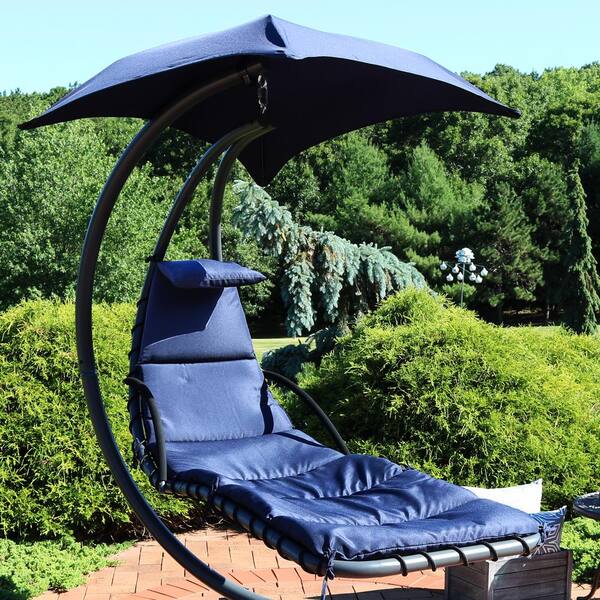 Sunnydaze Decor 27 in. x 88.5 in. Outdoor Hanging Chaise Lounge