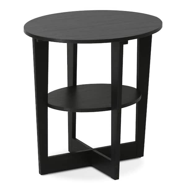 Furinno Tidur Walnut 18.9 in. W Nightstand