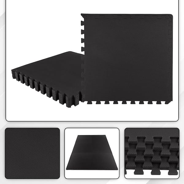 evl メタノブ32 リミテッド　マットブラック Stalwart Black 24 in. x 24 in. x 0.5 in. Interlocking EVA Foam