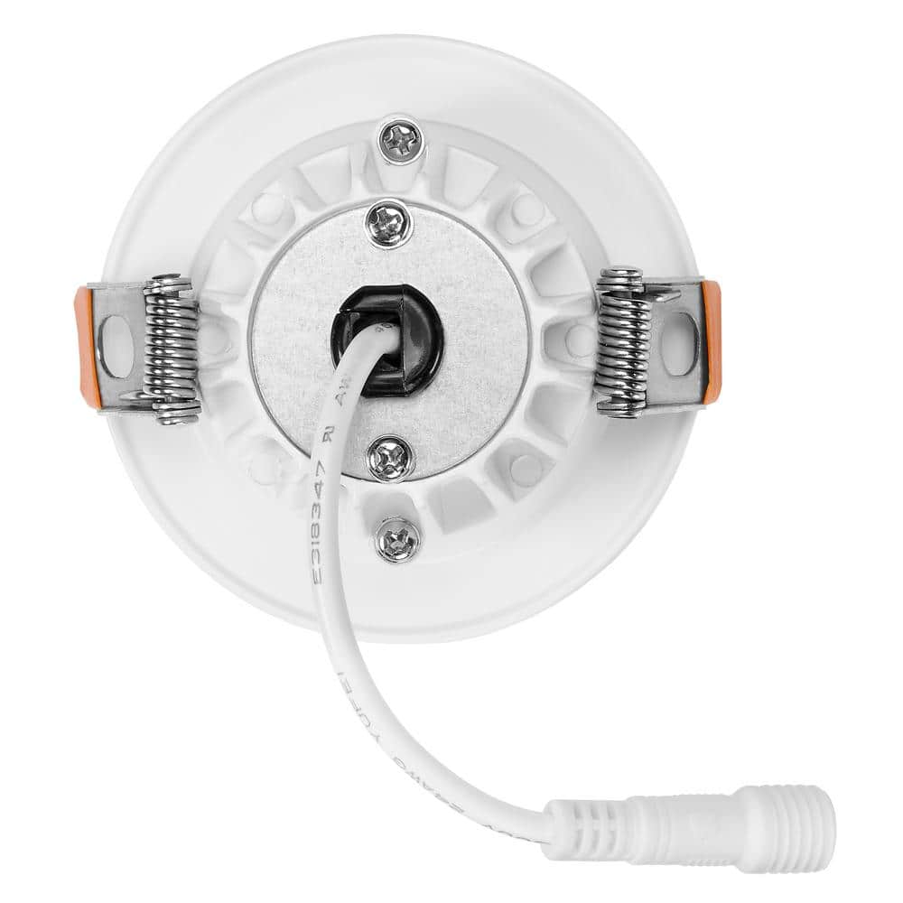 White Aluminum Round Dimmable LED Recessed Light