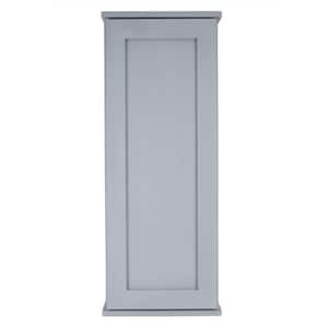 Sarasota 15.5 in. W x 25.5 in. H x 3.25 D Primed Gray Wood Surface Mount Wall Cabinet