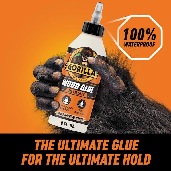 8 oz. Wood Ultimate Glue; Natural Color