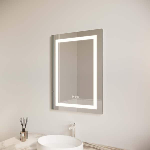 20 in. W x 26 in. H Rectangular Aluminum Medicine Cabinet with 