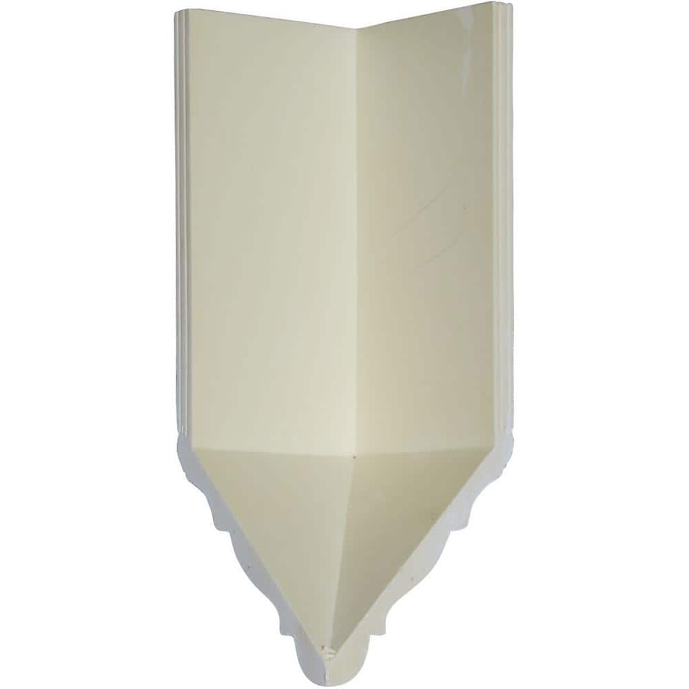 White Decorative Crown Moulding Inside Corner 11.5"