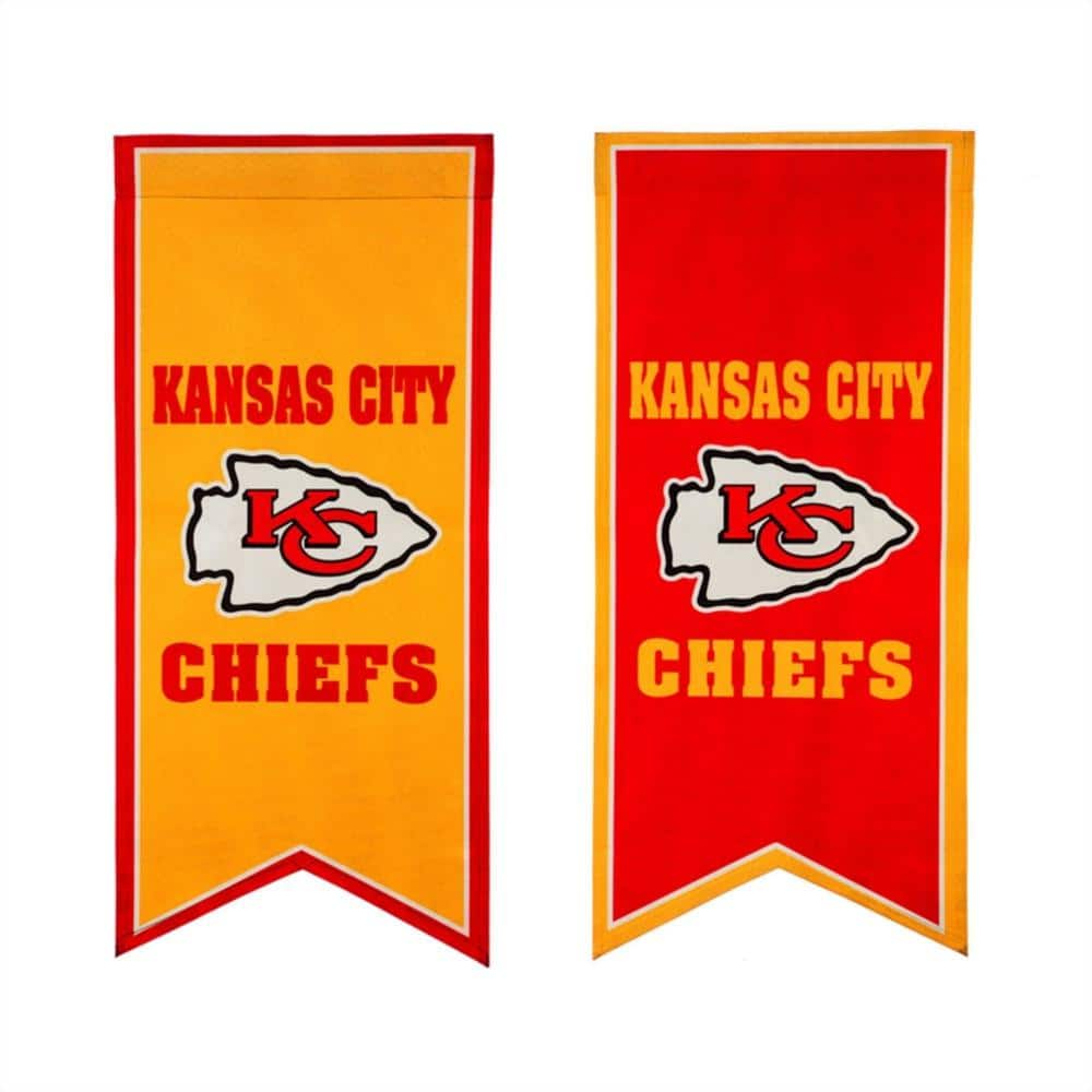 Kansas City Chiefs NFL Solid Vertical Flag