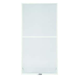 39-7/8 in. x 62-27/32 in. 200 and 400 Series White Aluminum Double-Hung Window Insect Screen