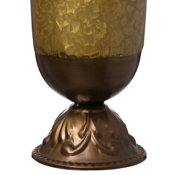 Decorative Modern Teardrop Shape Table Flower Vase with Black Honeycomb  Design for Dining Table, Living Room or Bedroom