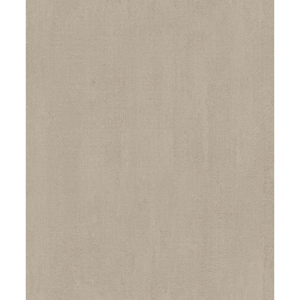 Unbranded Ambiance Taupe Textured Plain Vinyl Non-Pasted Matte Wallpaper (Covers 57.75 sq.ft.)