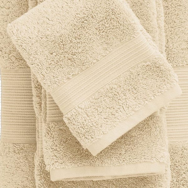 The Company Store Legends Hotel Regal Ivory Egyptian Cotton Single Bath  Towel VJ92-BATH-IVORY - The Home Depot