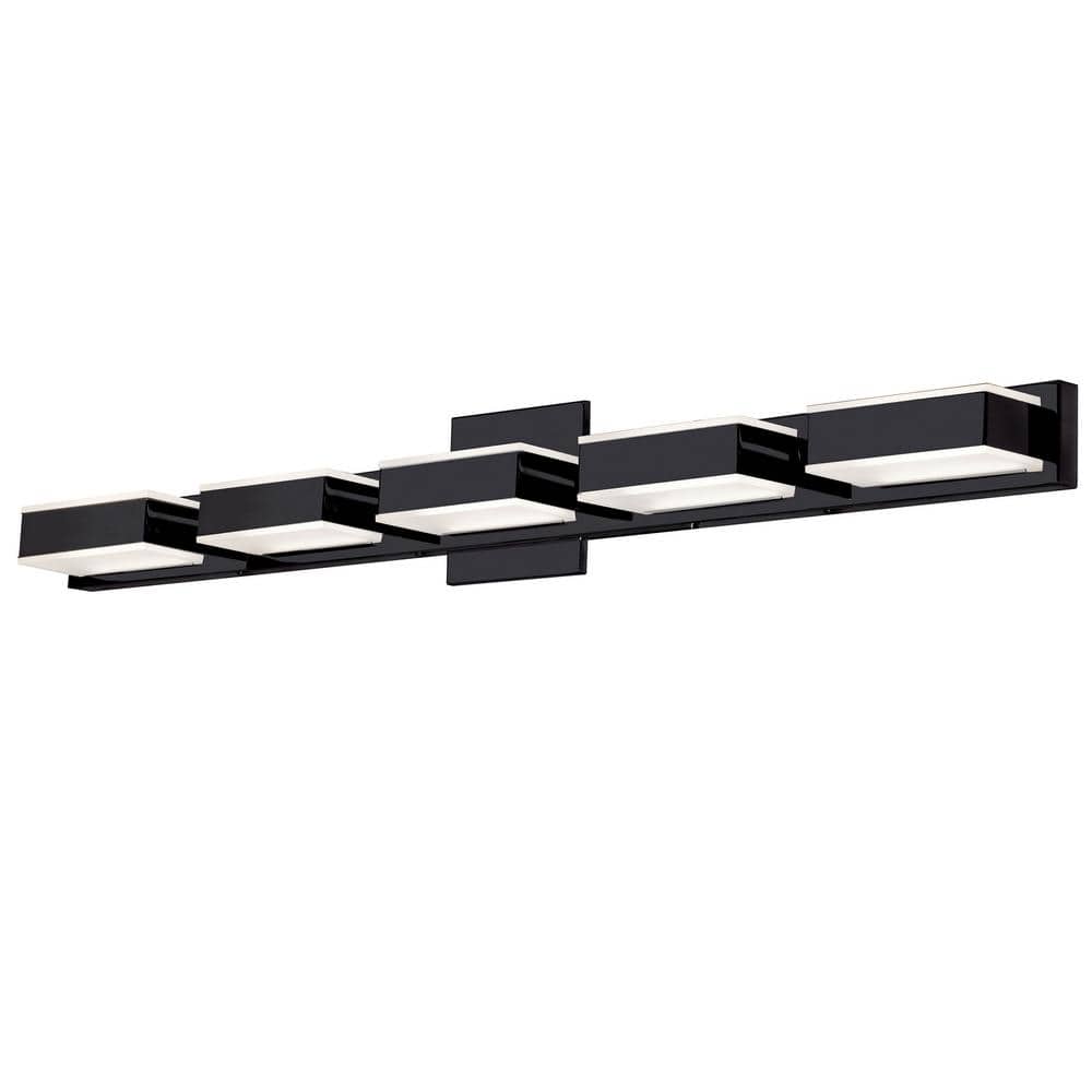 4.5 in. Matte Black LED Vanity Light Bar