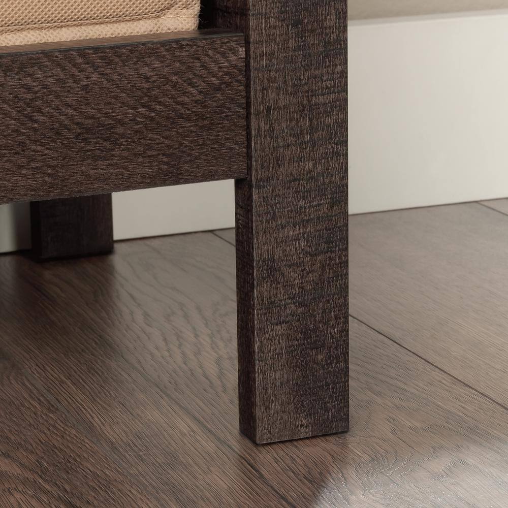 Blade Walnut Tall 9-Cube Storage Bookcase