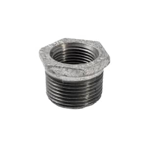 1 in. x 3/4 in. Galvanized Malleable Iron MPT x FPT Hex Bushing Fitting