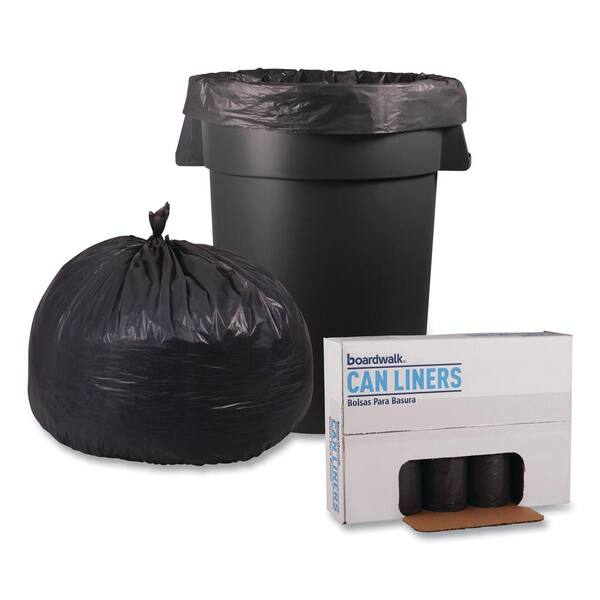 ACCUFIT 23 Gal. Black Linear Low Density Trash Bags, 0.9 mil, 28 in. x 45  in., 6 Boxes of 50 Bags, 300/Carton HERH5645TKRC1CT - The Home Depot