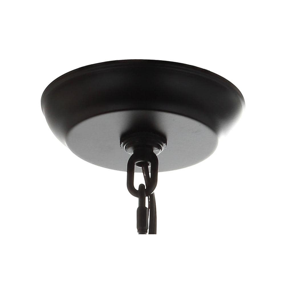 Gabrielle 16" Oil-Rubbed Bronze Crystal LED Drum Pendant