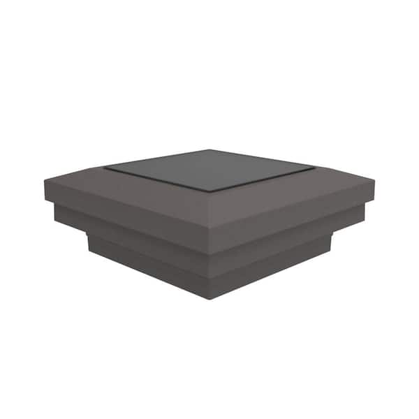 VersaRail 2.5 in. Matte Bronze Aluminum Rail Solar Top Down Light