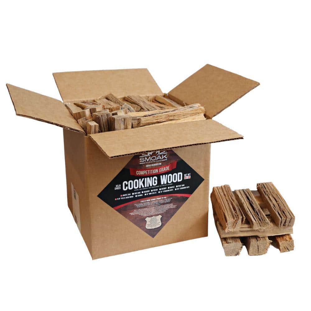 Smoak Firewood 10-12 lbs. 5-6 in. Hickory Tiny Pizza Oven Wood
