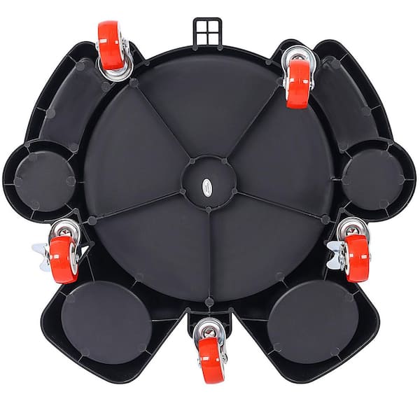 maocao hoom Bucket Dolly 5 Gallon Rolling Bucket Dolly with 5