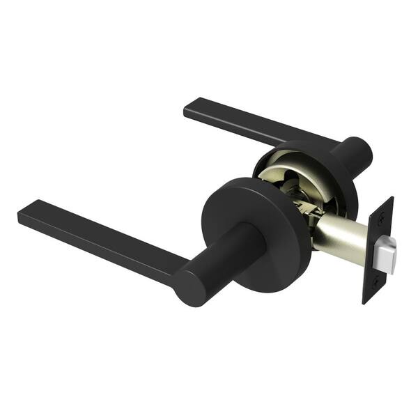Okun Muse Metal Matte Black Passage Hall/Closet Flat Door Handle