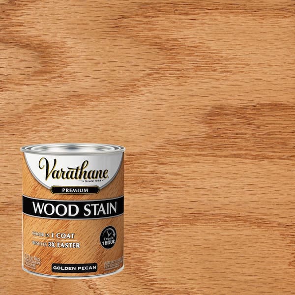 Varathane 1 qt. Golden Pecan Premium Fast Dry Interior Wood Stain