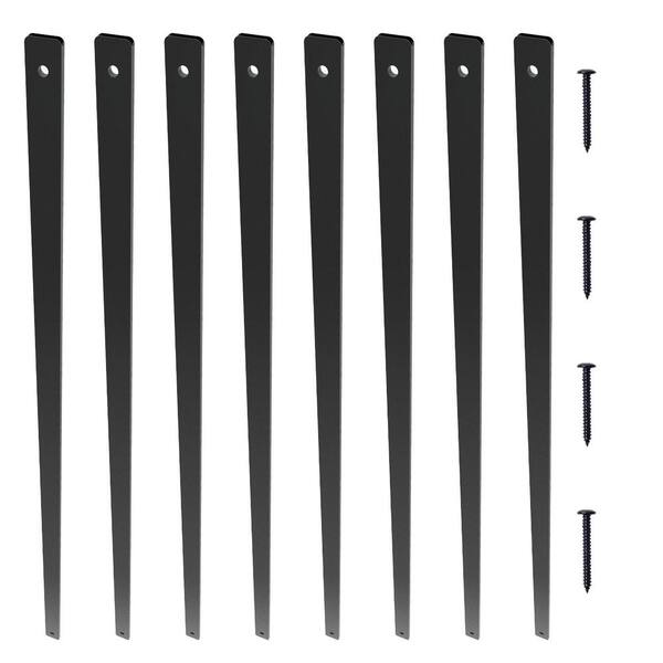 thumbnail image 2 of 51-Pack Aluminum Deck Balusters – 32.28 X 1 Inch Black Staircase Spindles With Screws 2 of 6