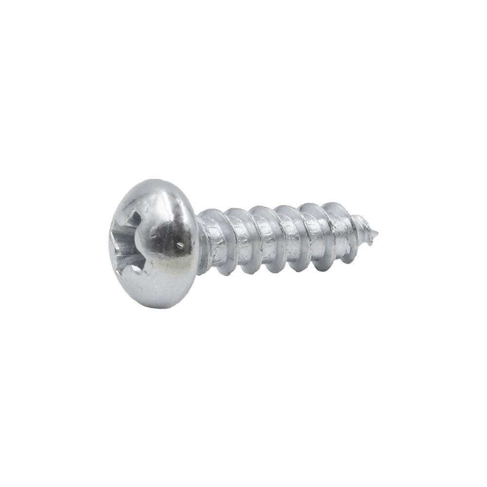 Everbilt 8 5/8 in. Slotted RoundHead Wood Screws (8Piece per Pack