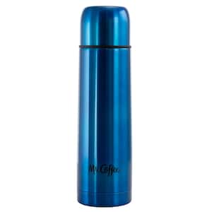 Javelin 15.5 Ounce Blue Stainless Steel Double Wall Thermal Travel Bottle To Go Coffee Mug