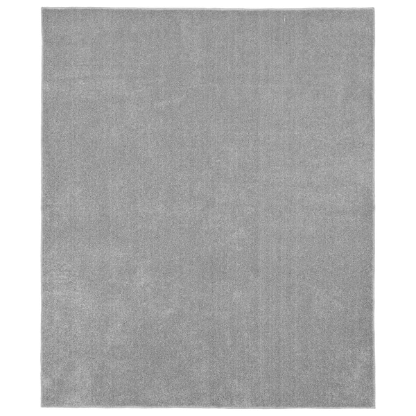 Gramercy 5 ft. x 6 ft. Silver Plush Bathroom Carpet