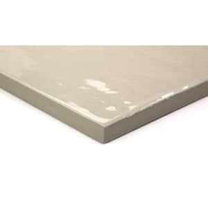 Passion Crema 8.86 in. x 8.86 in. Glossy Porcelain Floor and Wall Tile (10.9 sq. ft./Case)